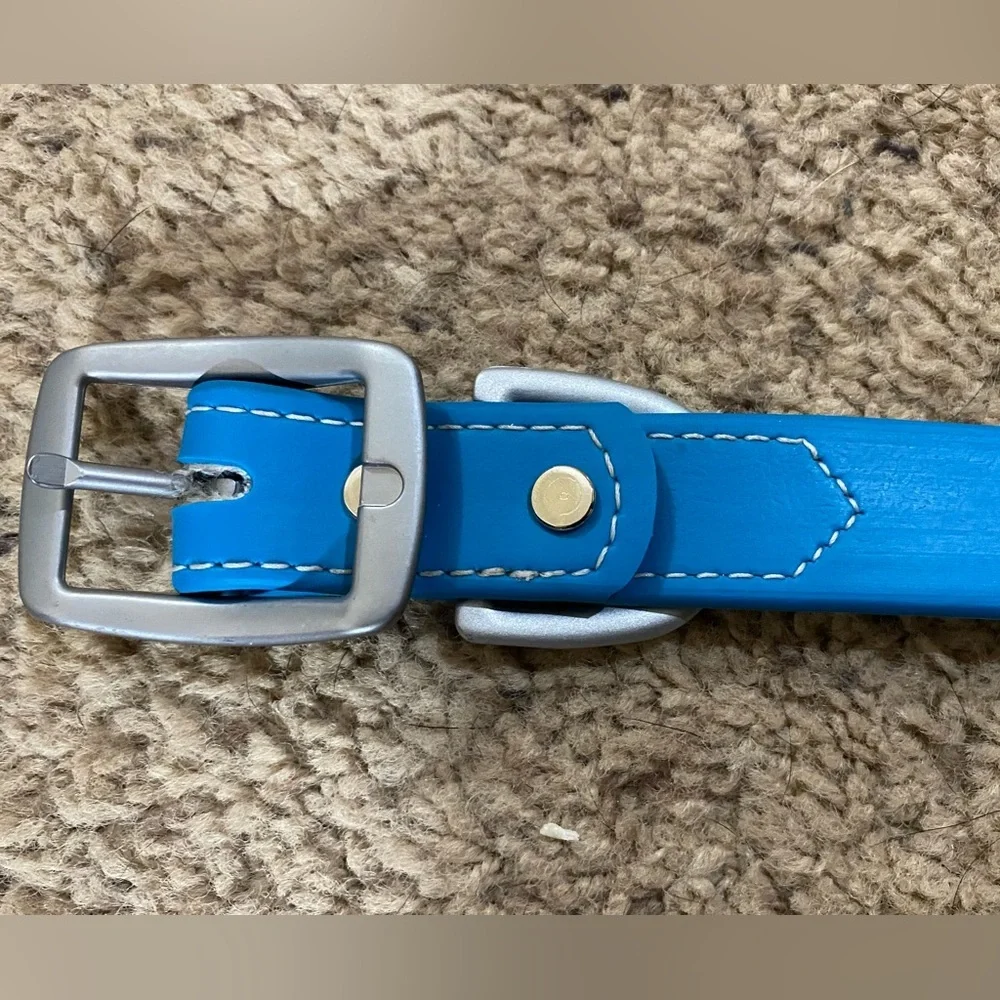 Teal Dig Collar Size 21 inches